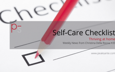 My Mini-Self-Care Checklist