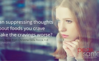 Can suppressing thoughts about cravings make them worse?