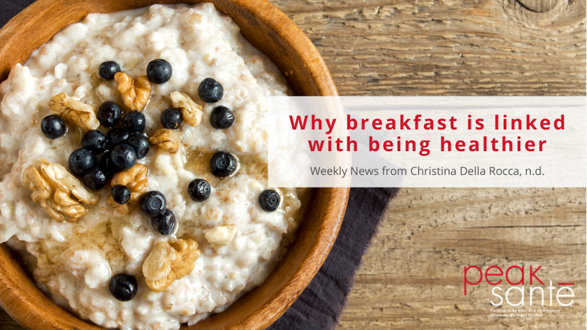 Why Eating Breakfast is Linked to Being Healthier