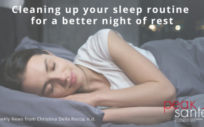 Cleaning up your sleep routine for a better night of rest